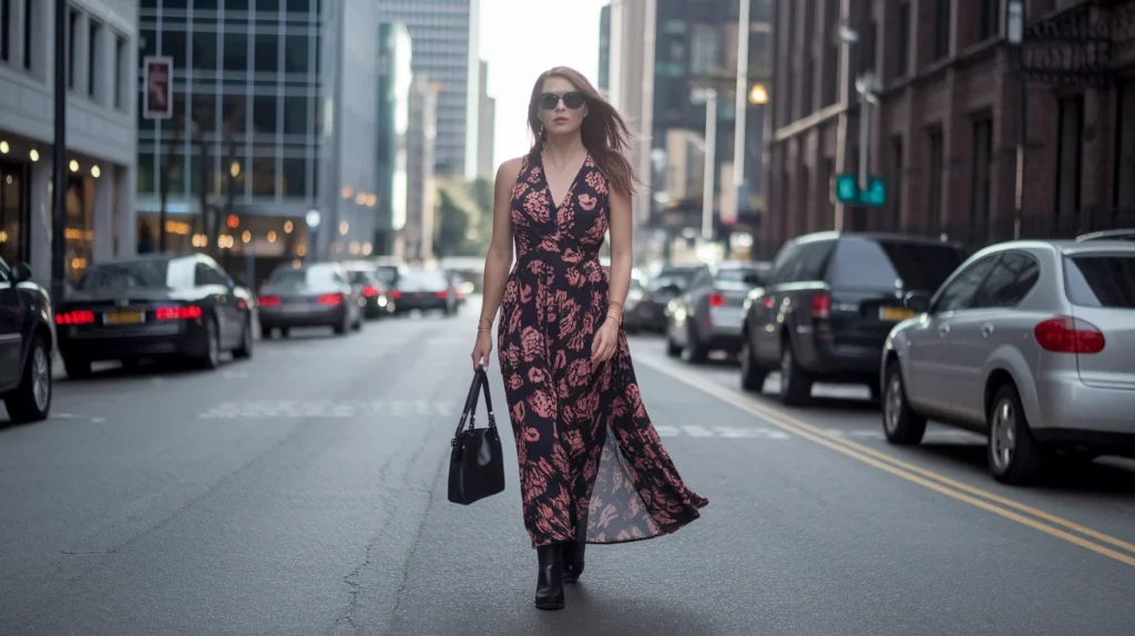 Grunge-Inspired Maxi Dress
