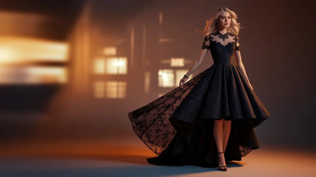 High-Low Gothic Dress