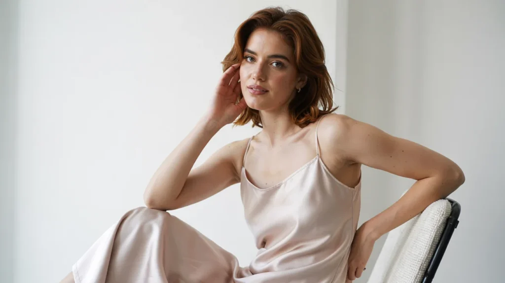 The Minimalist Satin Slip Dress