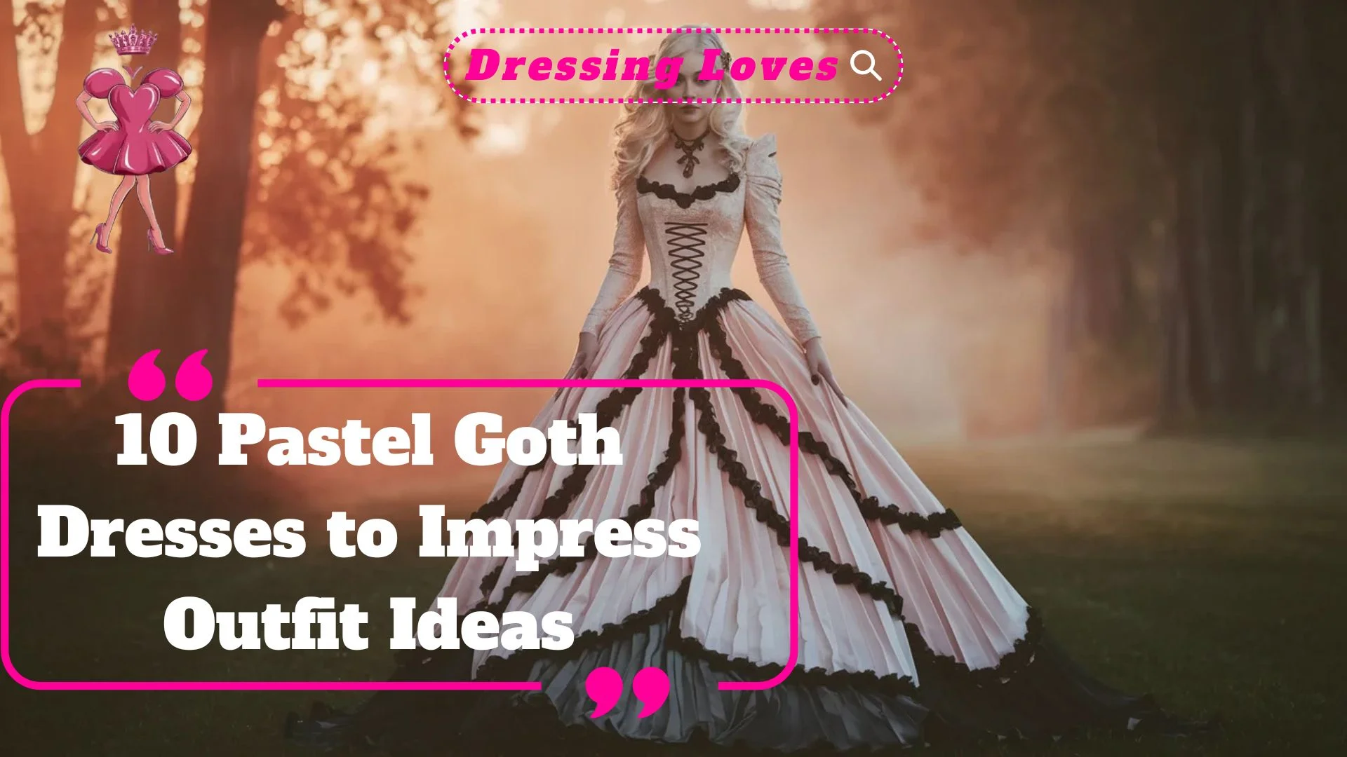 Pastel Goth Dresses to Impress Outfit Ideas