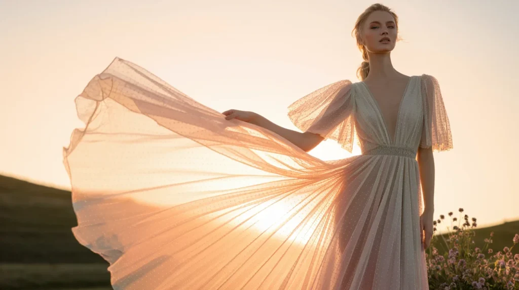 Sheer Chiffon Dress