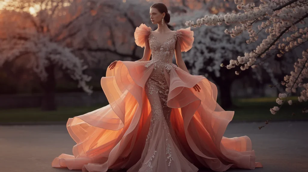Avant-Garde Couture Gown