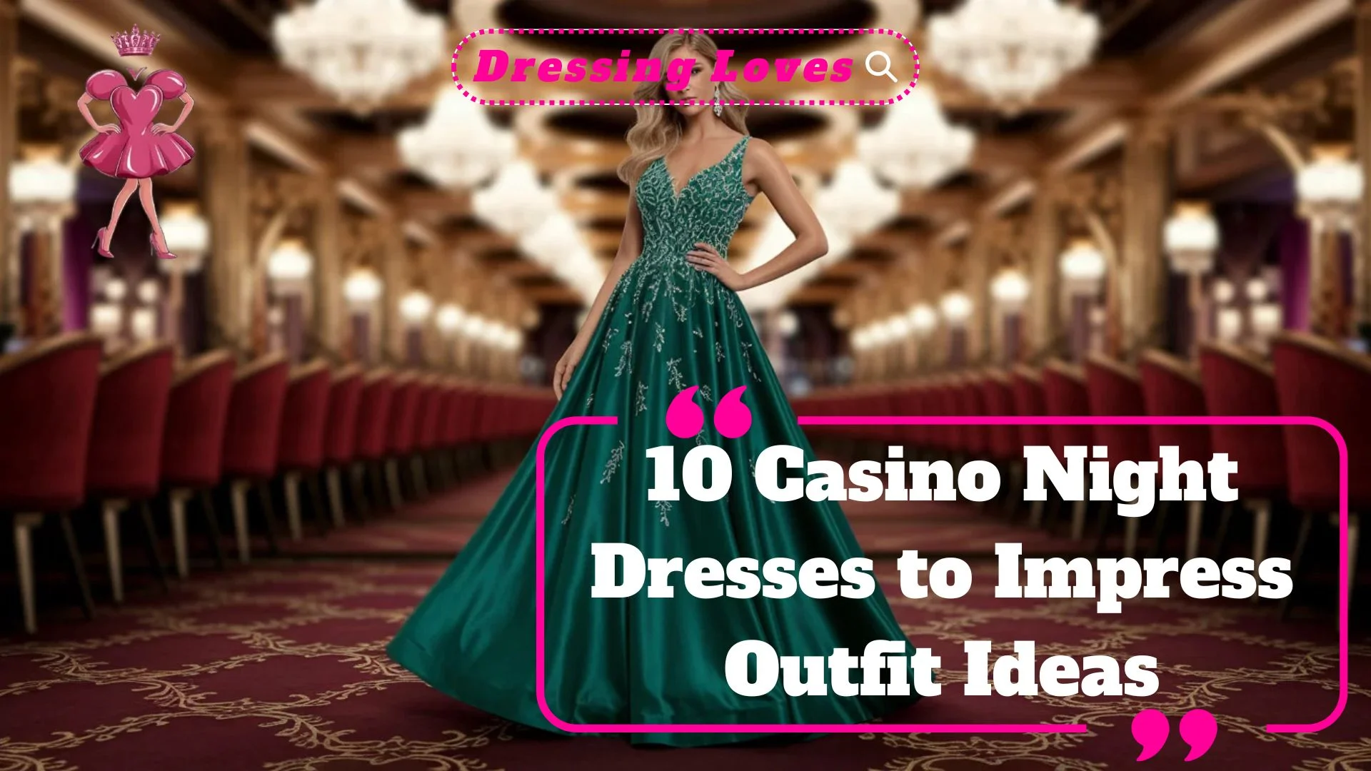 Casino Night Dresses to Impress Outfit Ideas