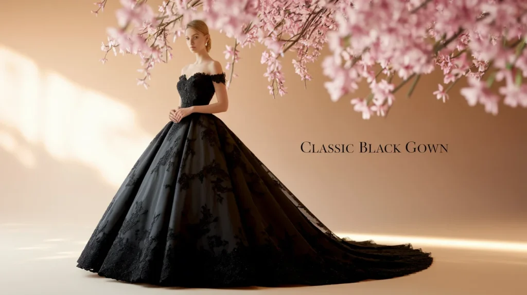 Classic Black Gown