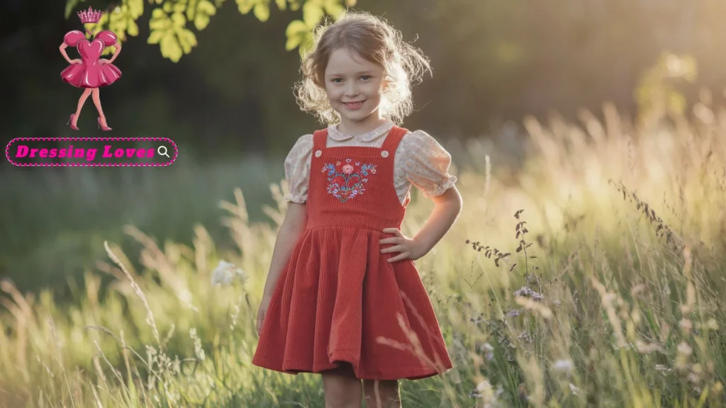 Corduroy Pinafore Dress