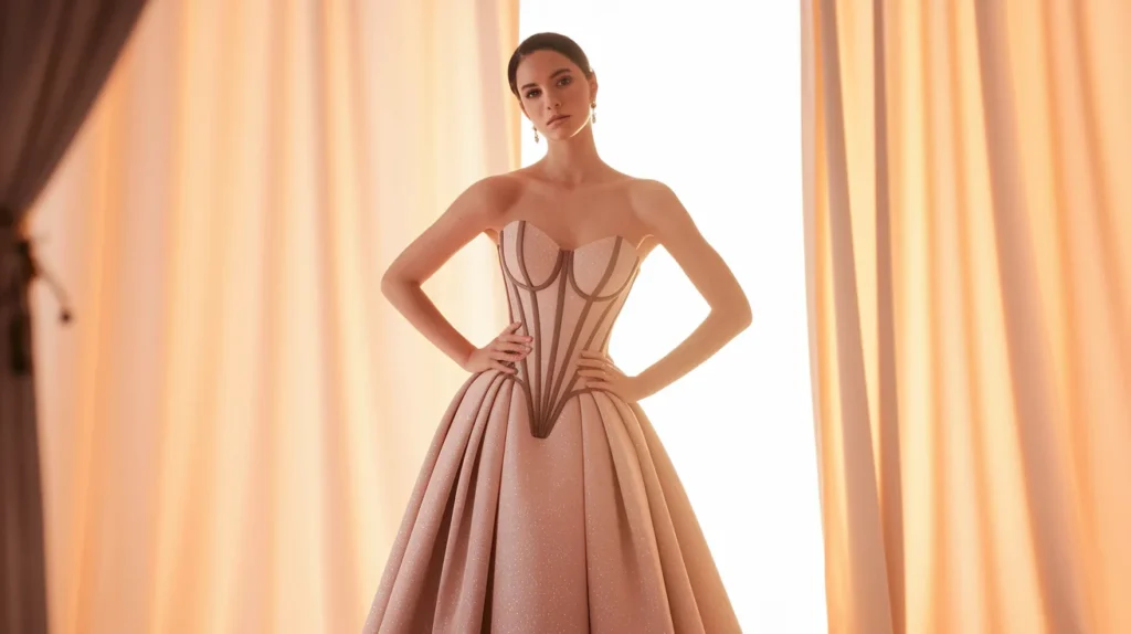 Corset-Style Evening Dress