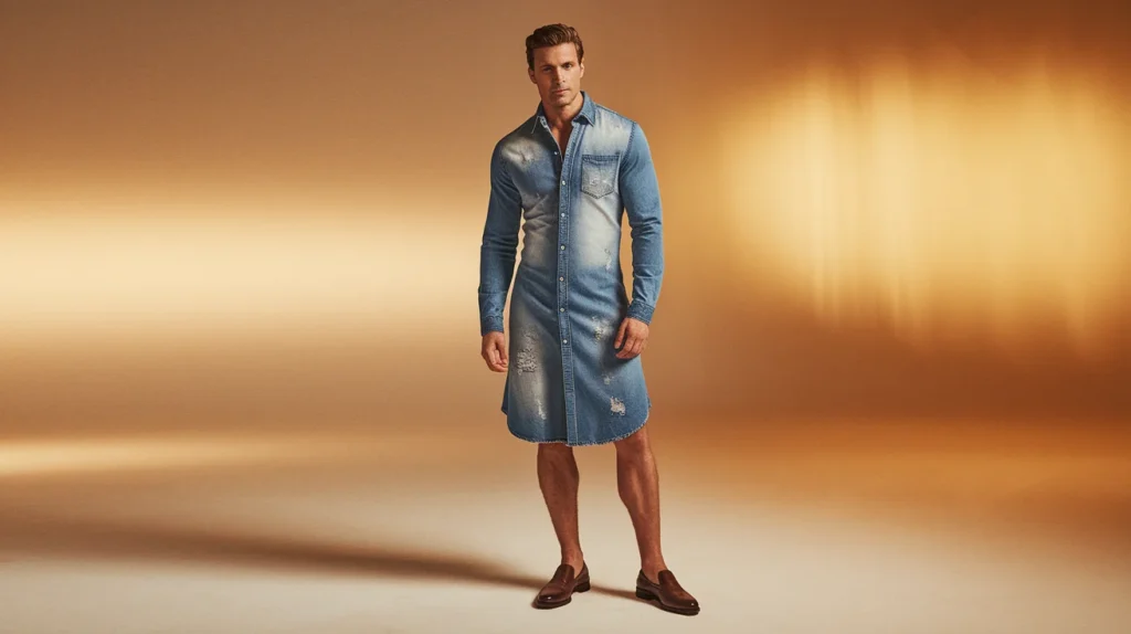 Denim Shirt Dress