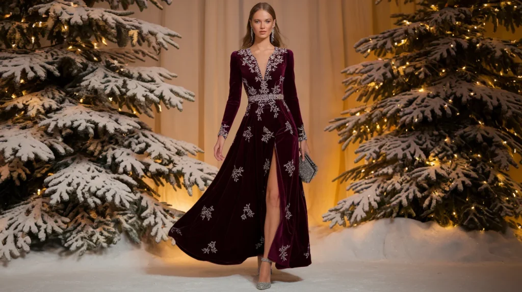 Elegant Velvet Dress