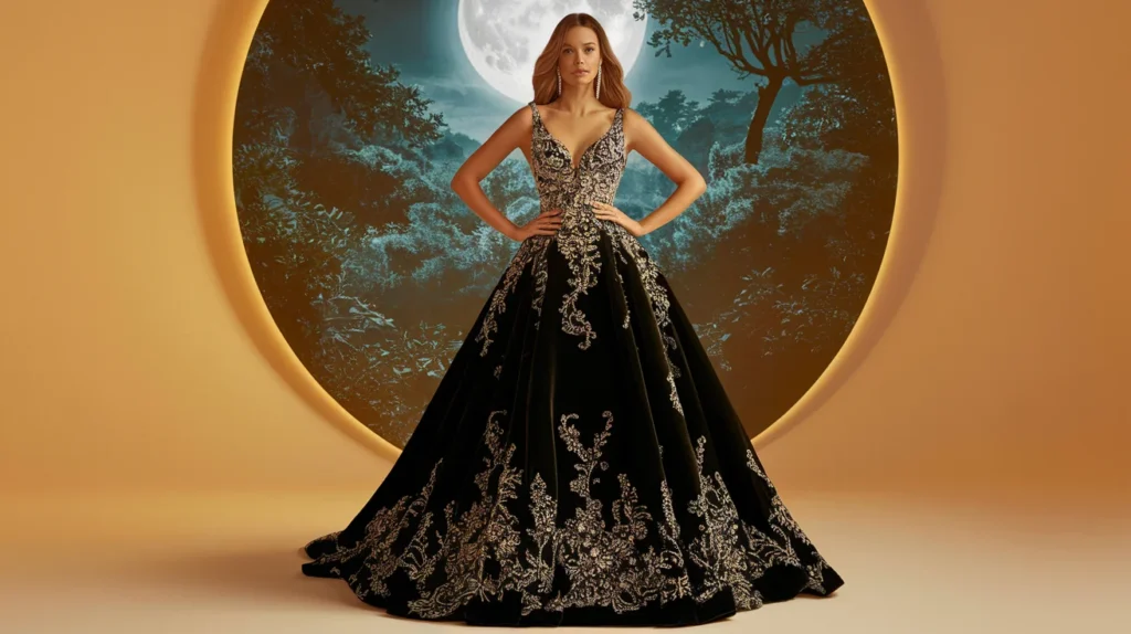 Enchanted Midnight Gown
