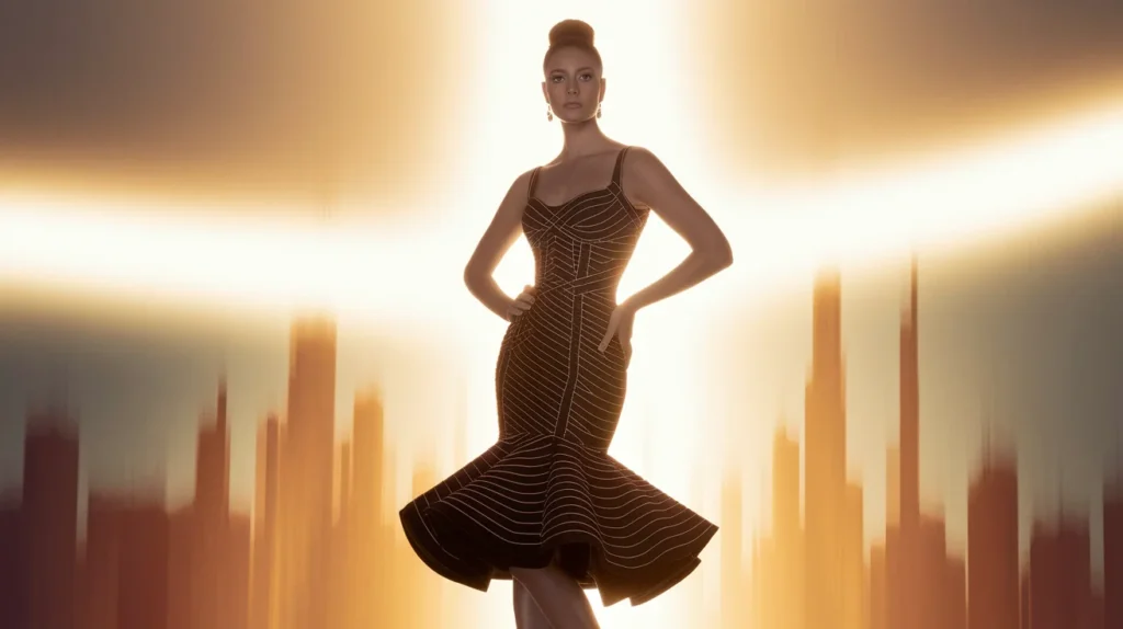 Fit-and-Flare Cocktail Dress