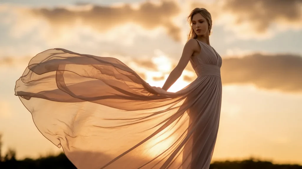 Flowy Chiffon Dress