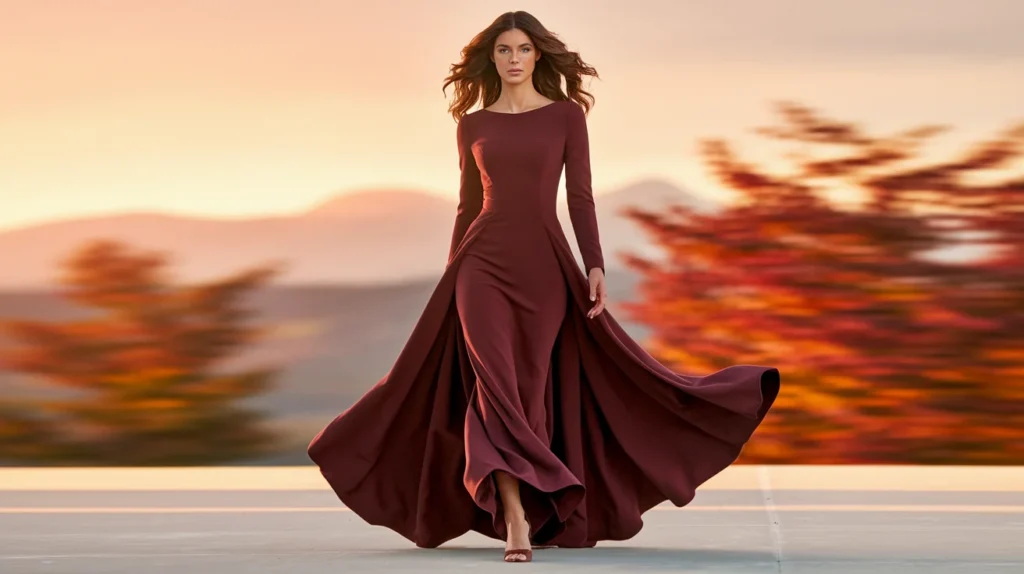 A-Line Maxi Dress