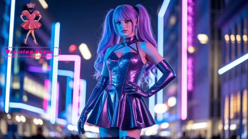 Metallic Cyberpunk Dress