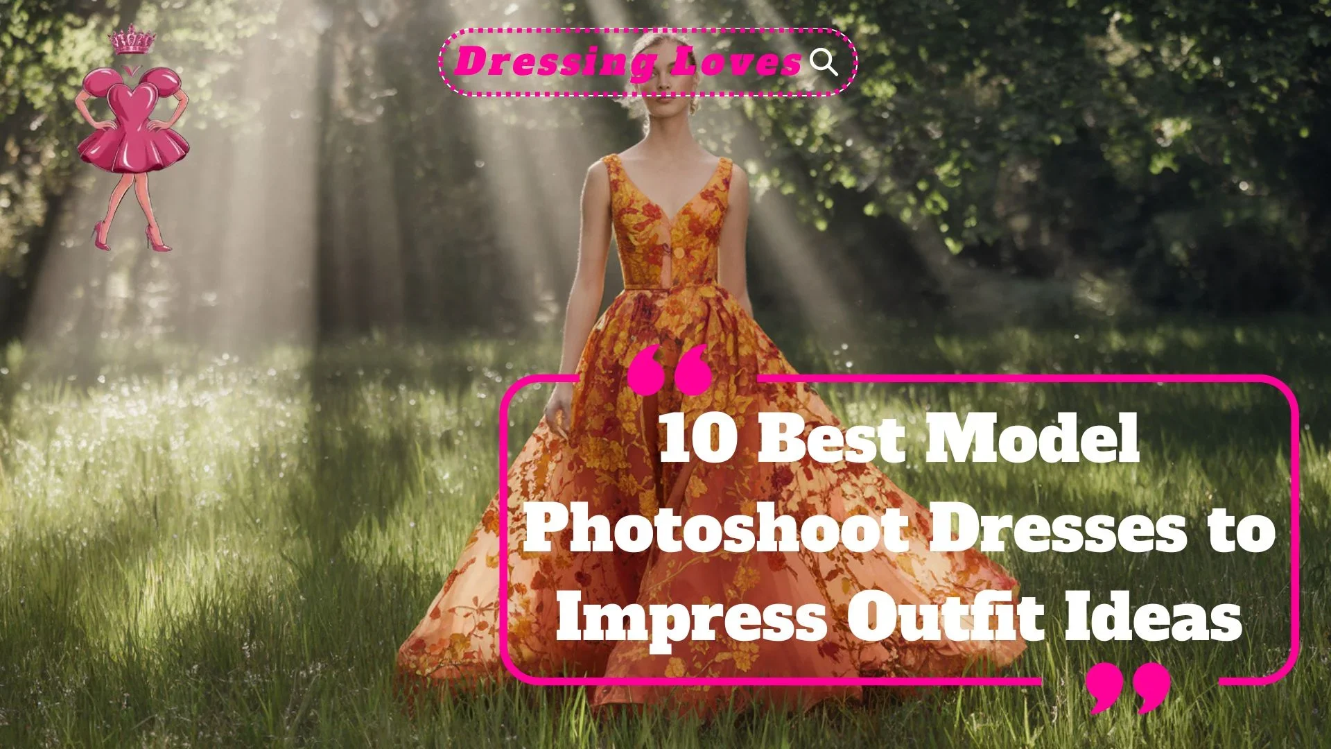 Model Photoshoot Dresses