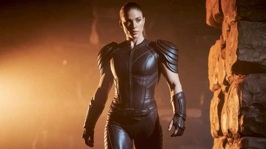 Rugged Leather Battle Suit