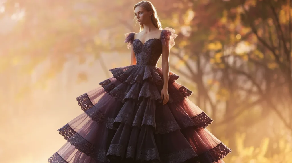 Shadow Mistress Layered Dress