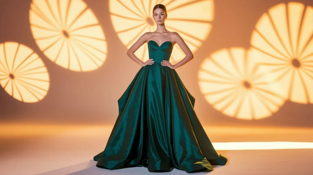 Strapless Evening Gown