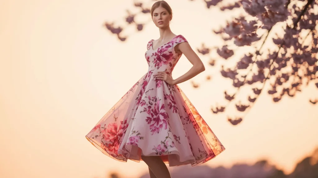 Tea-Length Dress