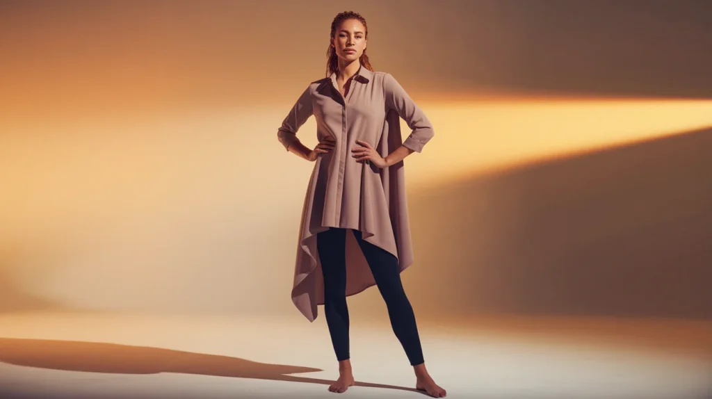 Tunic Dress with Leggings