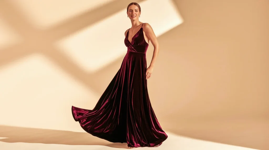 Velvet Maxi Dress