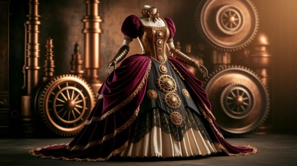 The Victorian-inspired Steampunk Dress