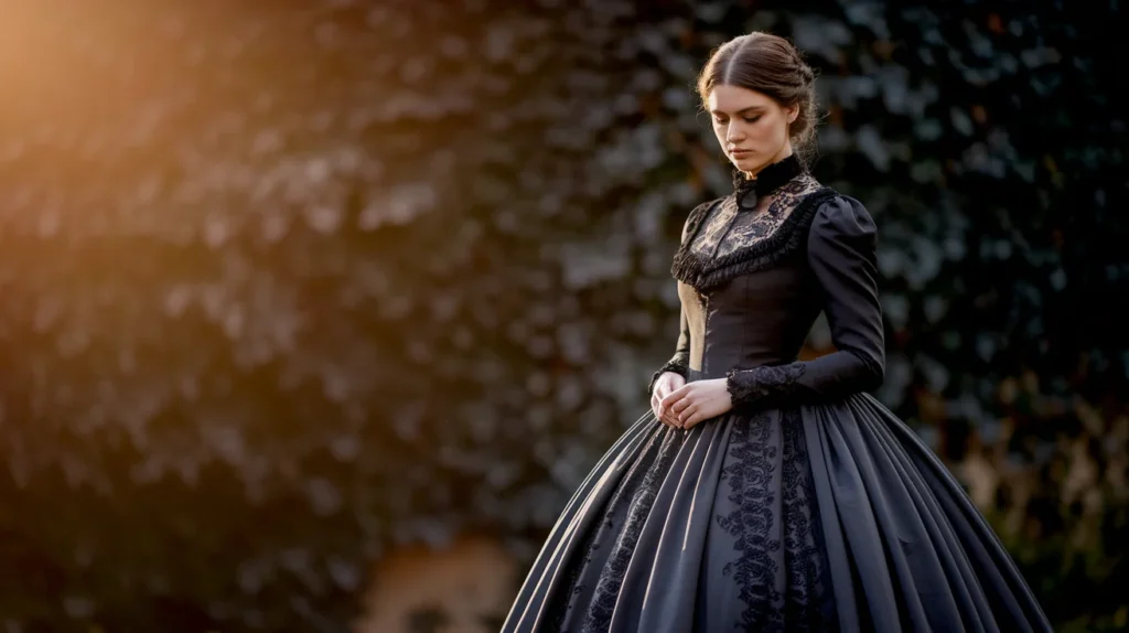 Victorian Mourning Dress