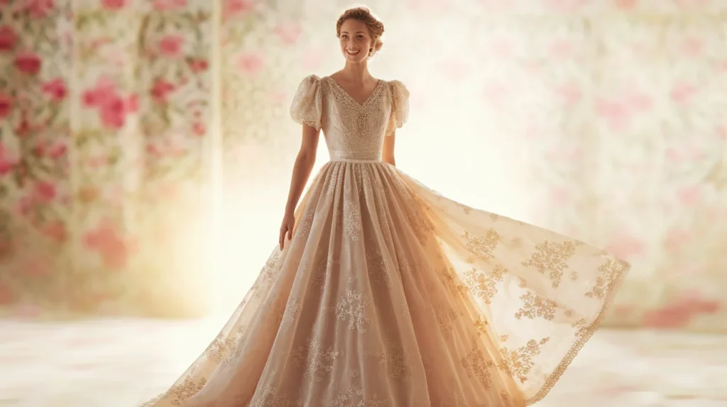 Vintage-Inspired Gown