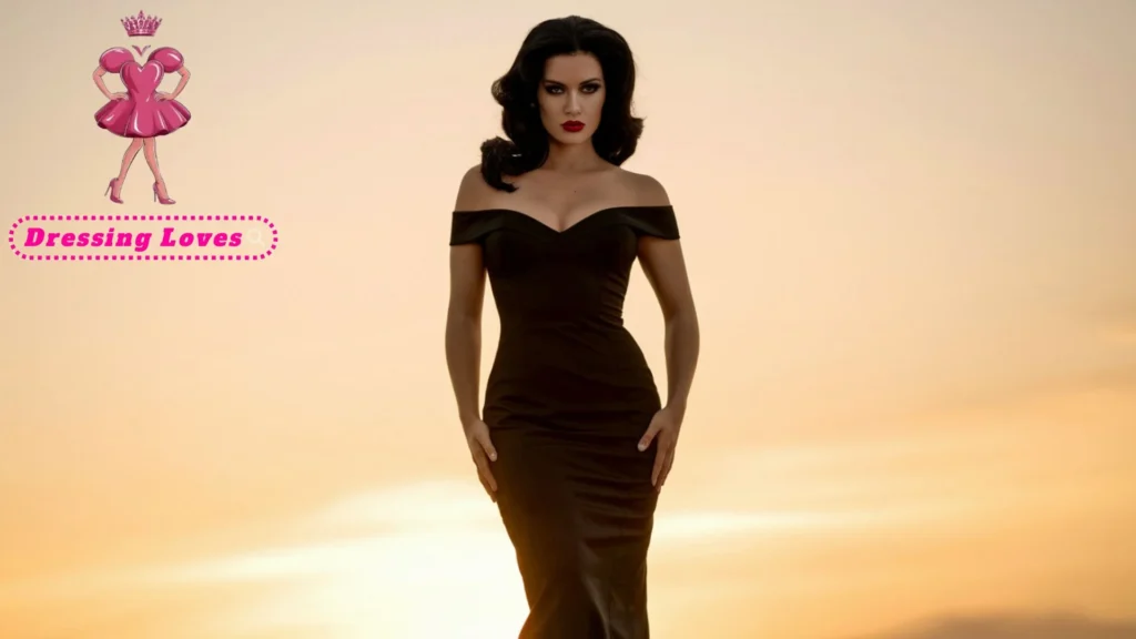 The Classic Black Off-Shoulder Dress