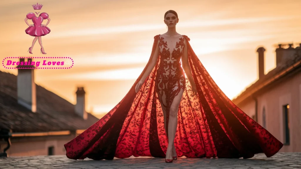 The Dramatic Cape Dress