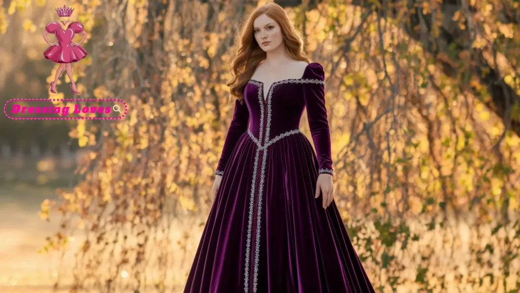 Elegant Velvet Gown