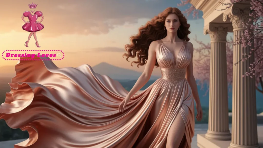 Greek Goddess Flowing Gown