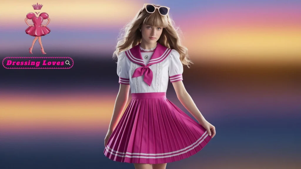 Kogal-Inspired Schoolgirl Dress