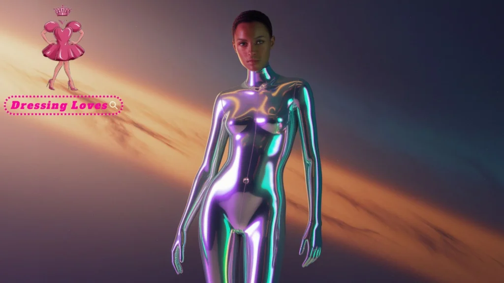 Metallic Holographic Bodysuit