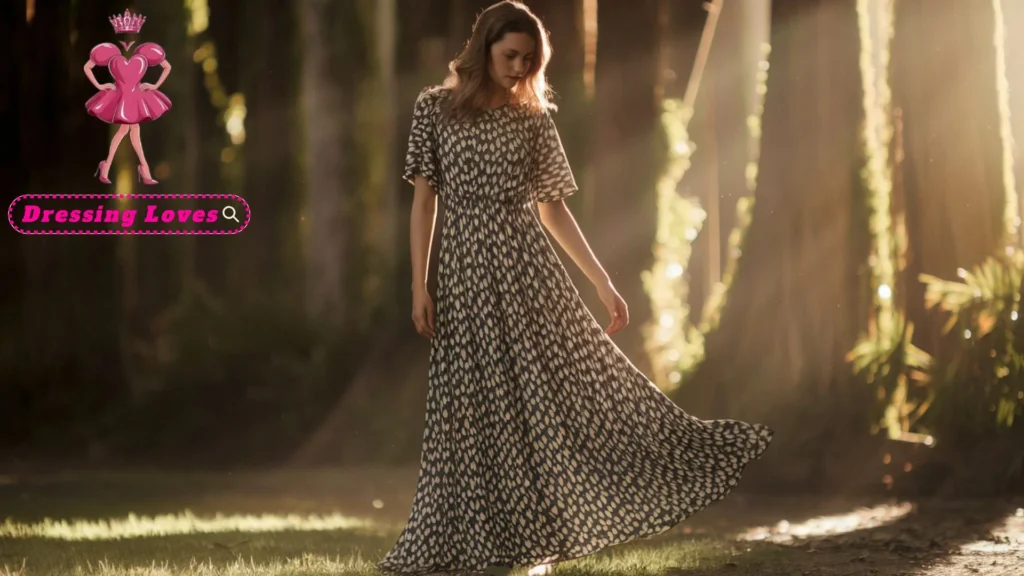 Monochrome Maxi Dress