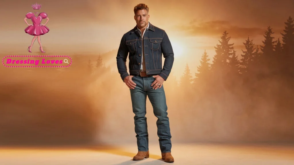 Rugged Denim and Leather Combo
