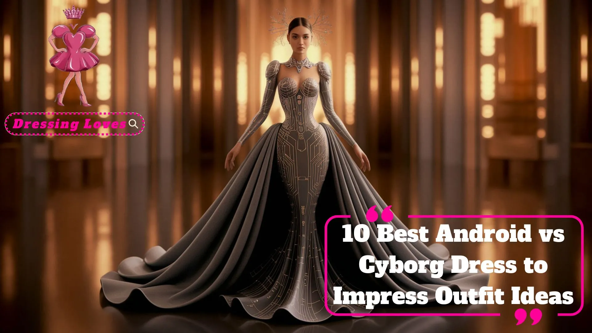 Android vs Cyborg Dress