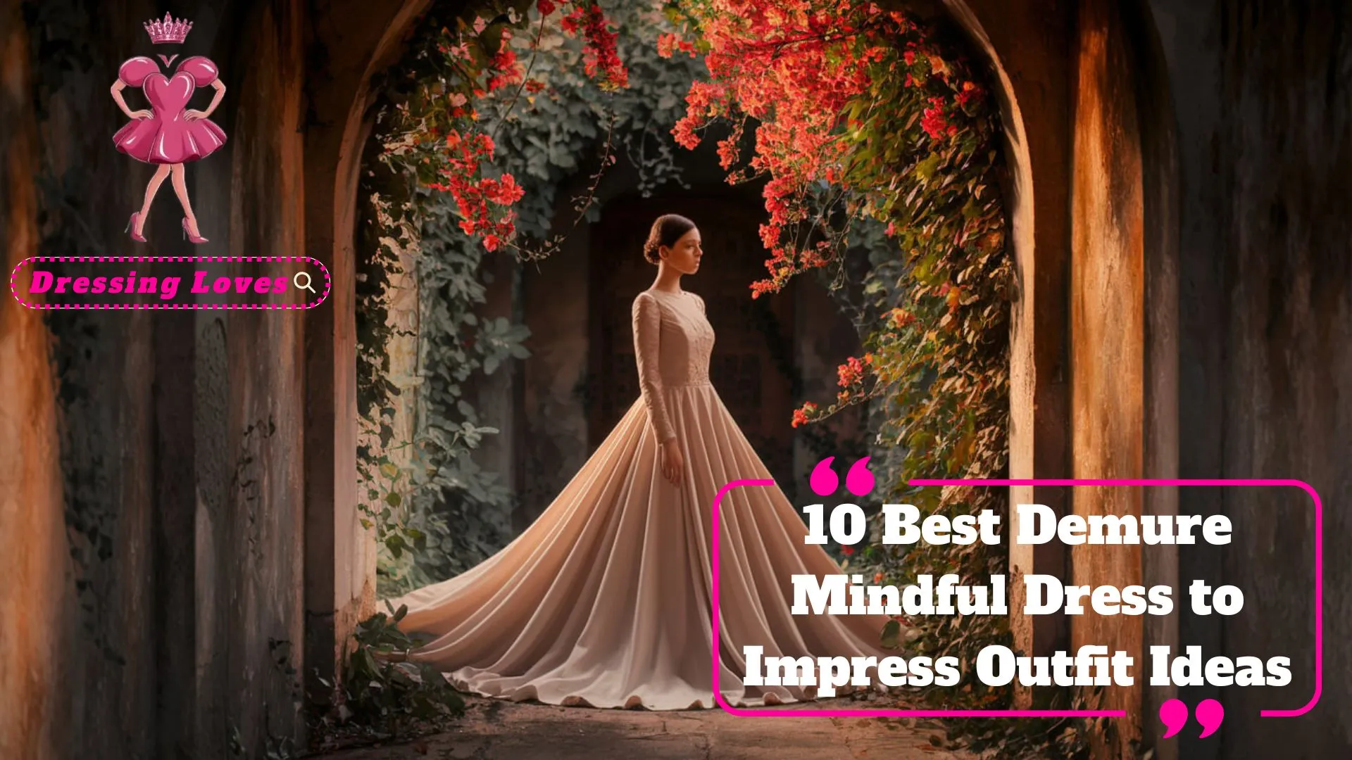 Demure Mindful Dress