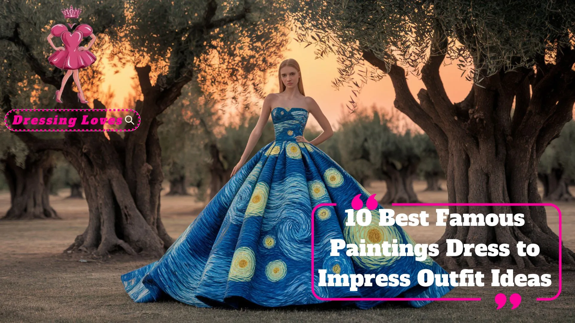 Famous Paintings Dress
