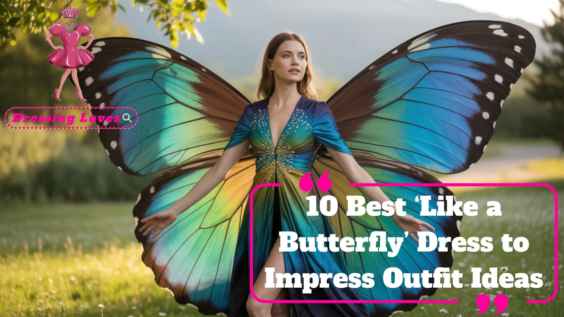 ‘Like a Butterfly’ Dress