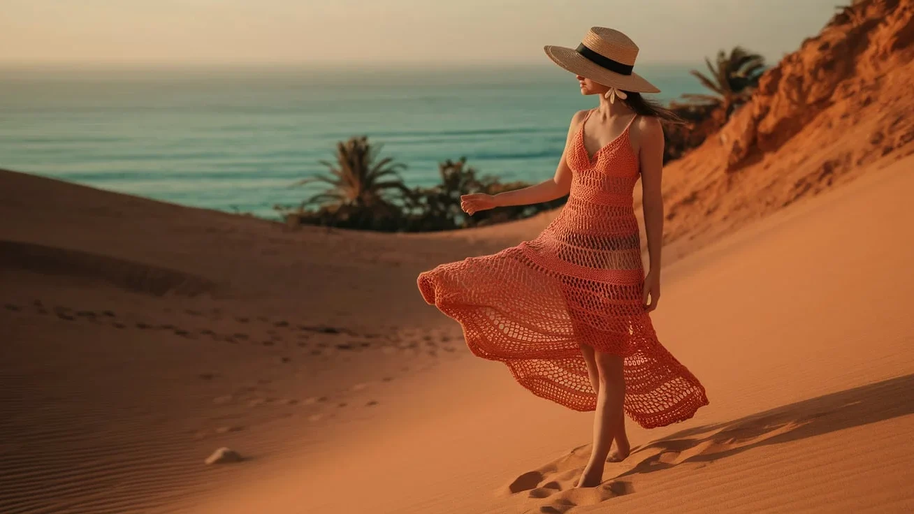 crochet-beach-dress Crochet Beach Dress