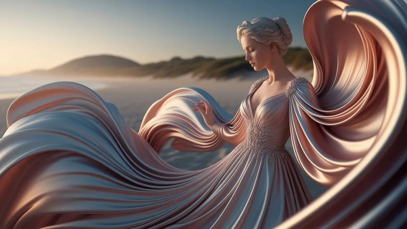 birth-venus-flowing-gown3 The Birth of Venus Flowing Gown