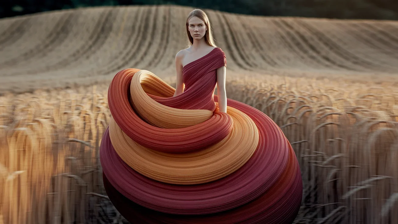 scream-abstract-dress The Scream Abstract Dress