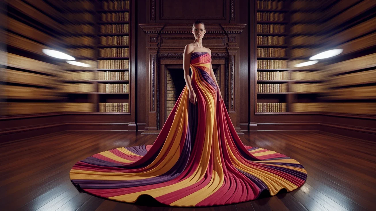 scream-abstract-dress3 The Scream Abstract Dress