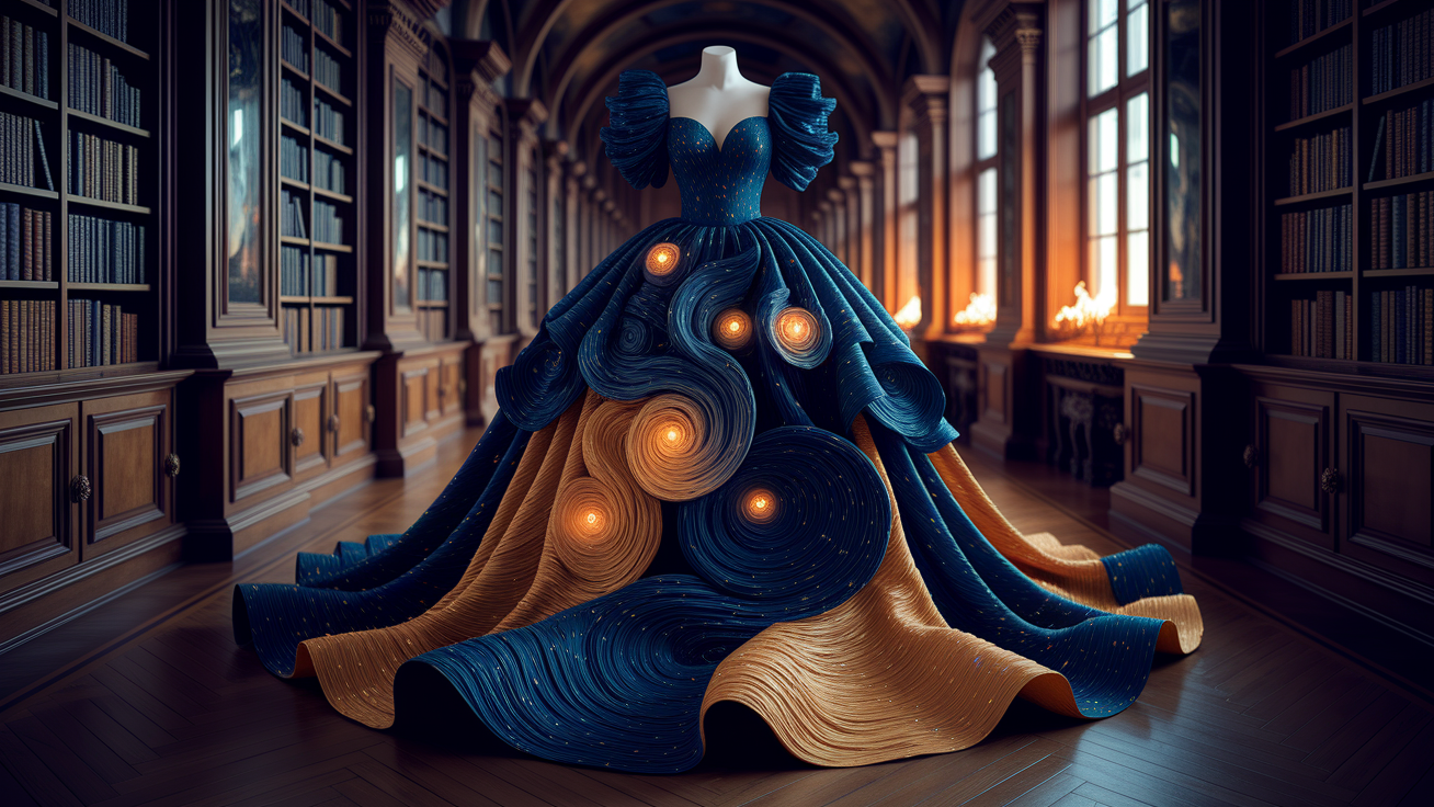 starry-night-inspired-gown The Starry Night-Inspired Gown