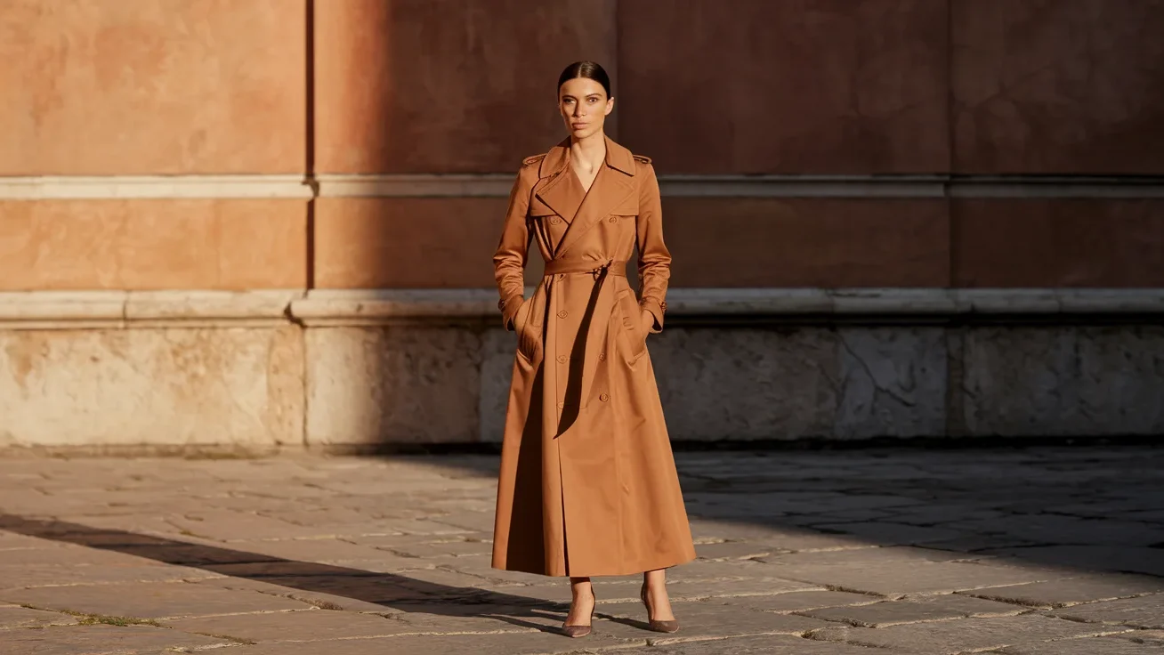 Trendy Trench Coat Dress